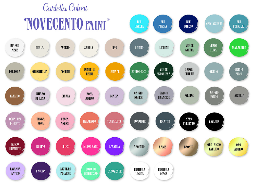 Home cartella colori 2024